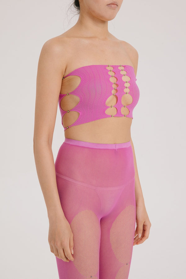 RUI five-piece tube top RUIFW21SF02 pink Fuchsia